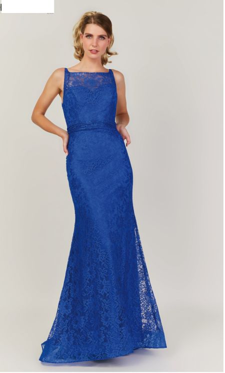 Vestido corte sirena de encaje